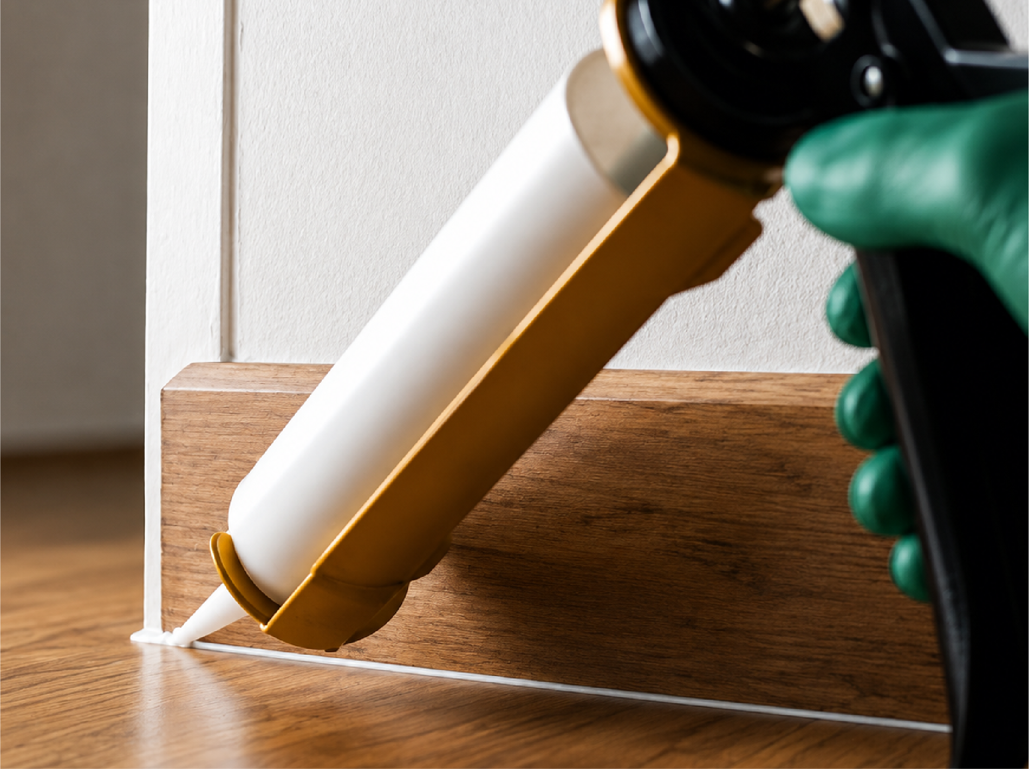 Sealant and adhesive application using solvents